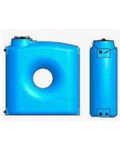  Резервоар за питейна вода 2000 л паралелепипед Elbi CPZ, син цвят